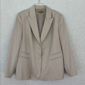 Alex Marie Light Tan Blazer/Jacket size 16W